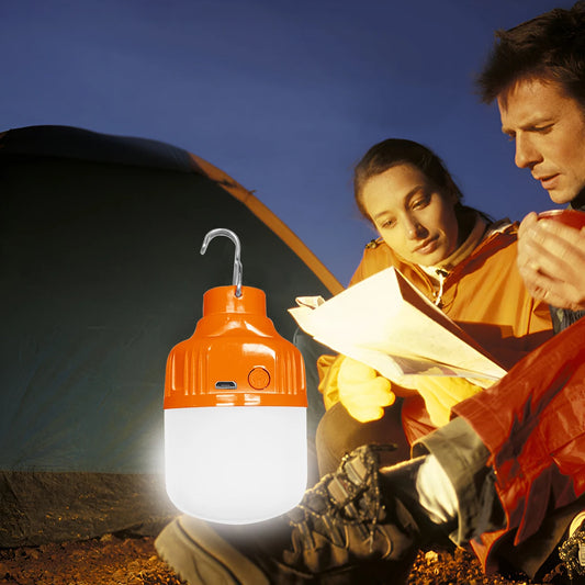 USB Rechargeable LED Camping Lantern – 3-Level White Light