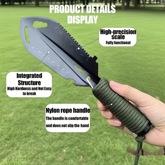 Multi-Functional Special Steel Mini Hand Shovel – Military Shovel for Outdoor, Gardening, Camping, Fishing & Exploration