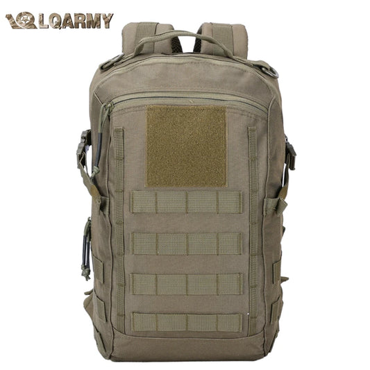 LQARMY Small Waterproof Travel Outdoor Tactical Backpack Sport Camping Rucksack Molle System for Trekking Fishing Hunting Bags