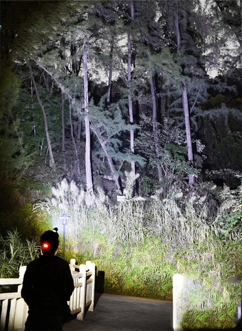 Most Powerful 7 LED Headlamp 18650 Rechargeable Headlight Waterproof Head Lamp Super Bright Head Flashlight