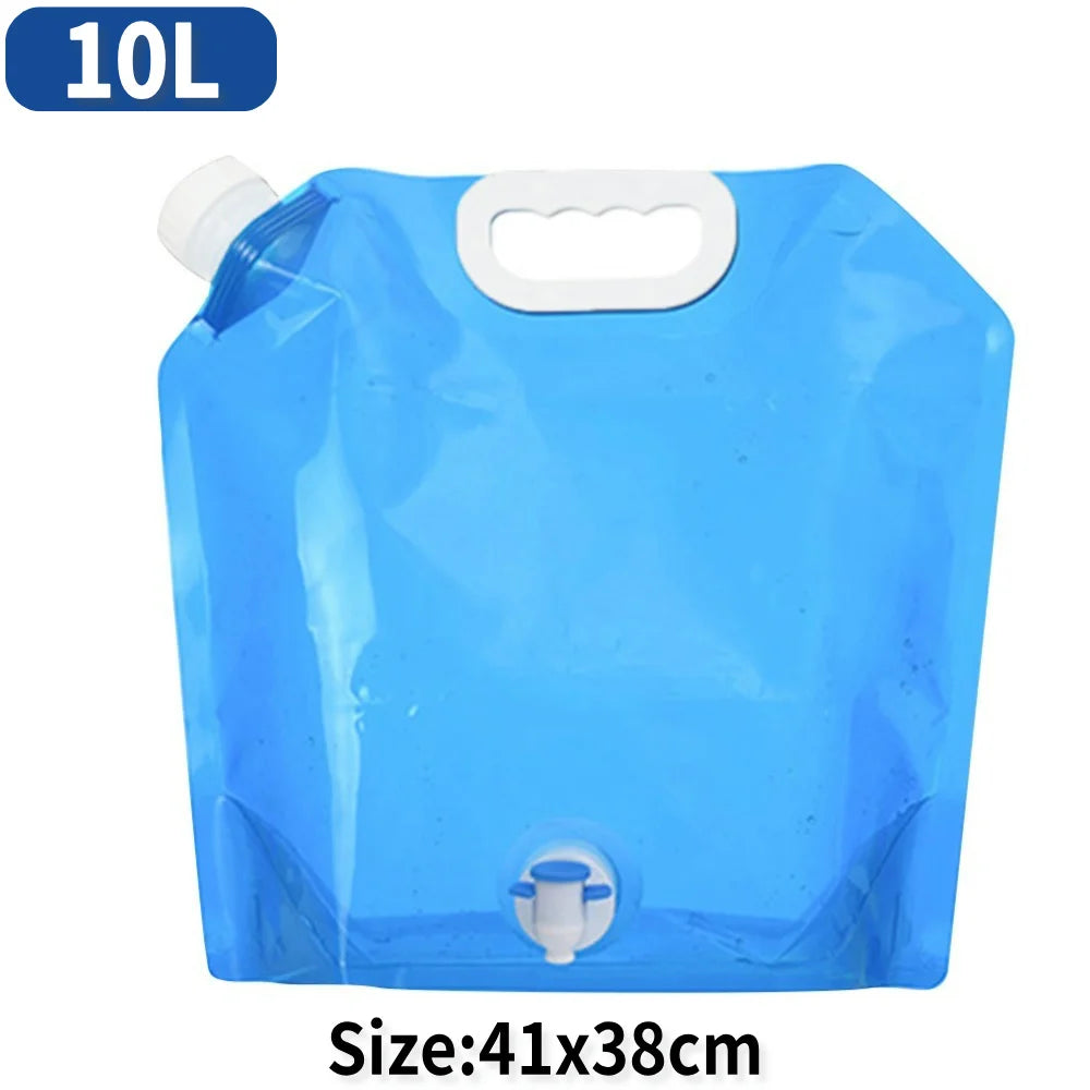 5/10/20L Outdoor Camping Travel Folding Bucket Camper Tourism Large Water Storage Container Foldable Water Bags Water Canister