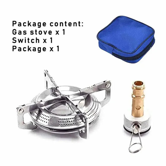 Windproof Portable Camping Gas Stove – Foldable & Powerful