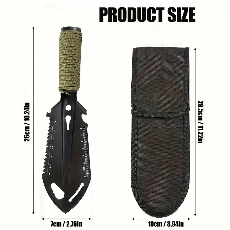 Multi-Functional Special Steel Mini Hand Shovel – Military Shovel for Outdoor, Gardening, Camping, Fishing & Exploration