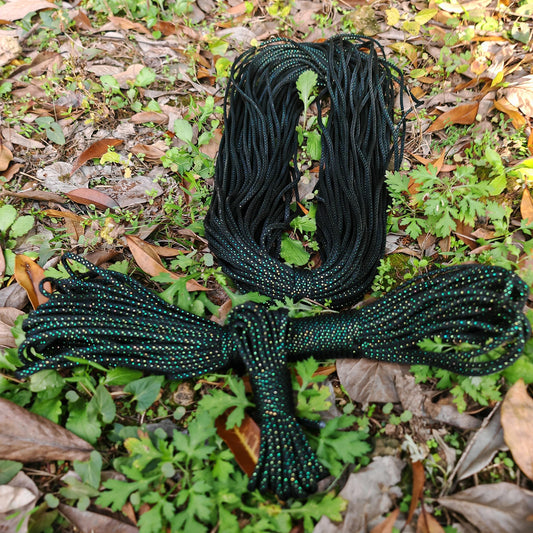 5m/10m, Diameter 4mm, Super Cool Night Reflective Paracord, Outdoor Camping DIY Handcrafted Bracelet Braided Rope