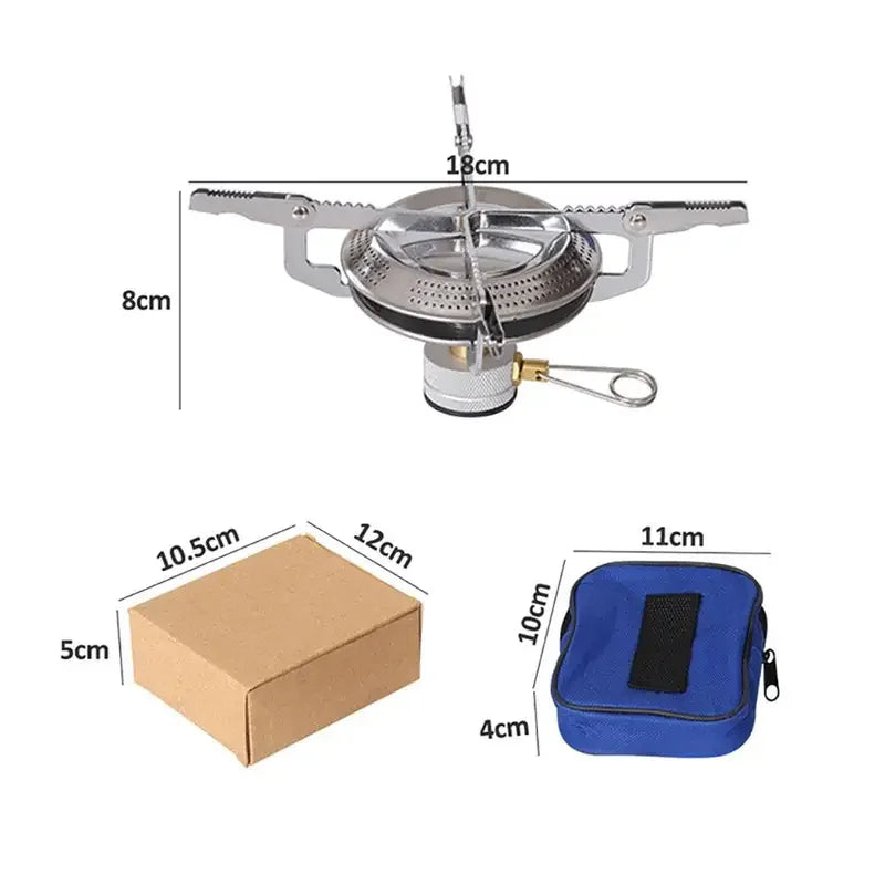 Windproof Portable Camping Gas Stove – Foldable & Powerful