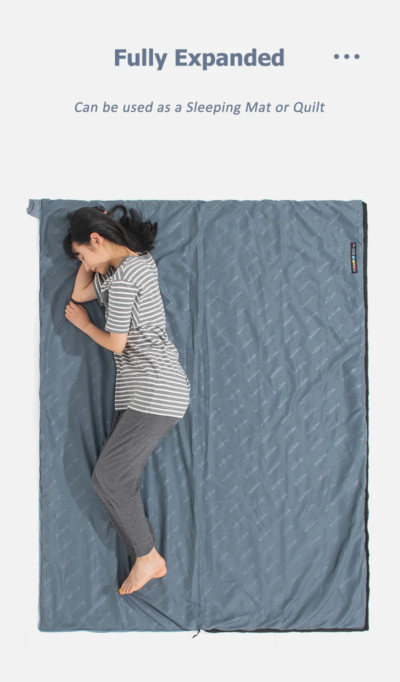 Naturehike LW180 Ultralight Sleeping Bag – Waterproof & Summer-Ready