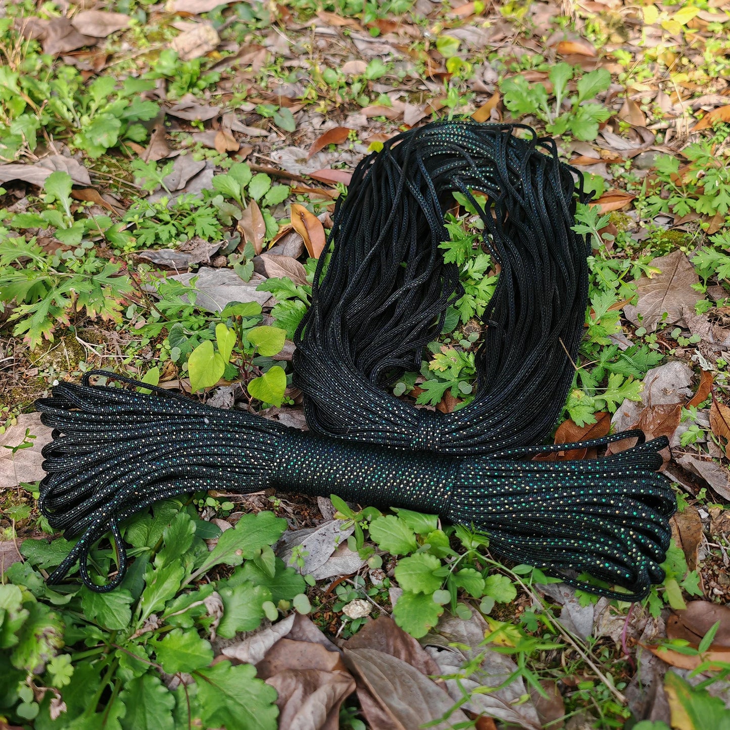 5m/10m, Diameter 4mm, Super Cool Night Reflective Paracord, Outdoor Camping DIY Handcrafted Bracelet Braided Rope
