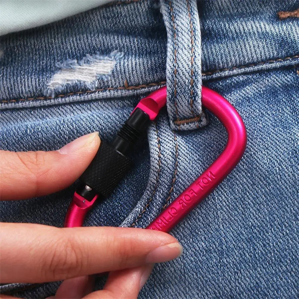 Buckle Mountaine Carabiner Camping Karabiners Carabiner Water Cup Buckle Carabiner Clip Fishing Carbin Buckle Tourist Hooks