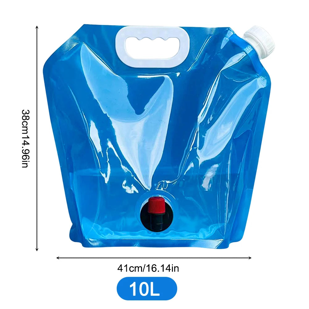5/10/20L Outdoor Camping Travel Folding Bucket Camper Tourism Large Water Storage Container Foldable Water Bags Water Canister