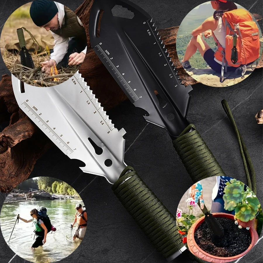 Multi-Functional Special Steel Mini Hand Shovel – Military Shovel for Outdoor, Gardening, Camping, Fishing & Exploration