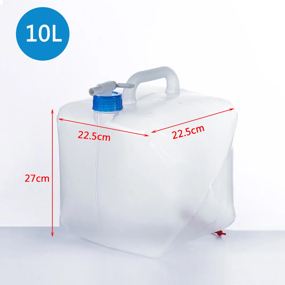 5/10/20L Outdoor Camping Travel Folding Bucket Camper Tourism Large Water Storage Container Foldable Water Bags Water Canister