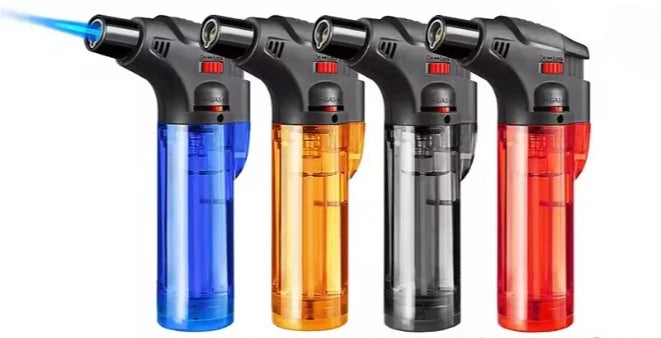 8-pack Torch Lighters,Windproof Lighters,Butane Gas Lighters Smoke Accessories,Outdoor Grilling Tools Kitchen Tools 2025 New