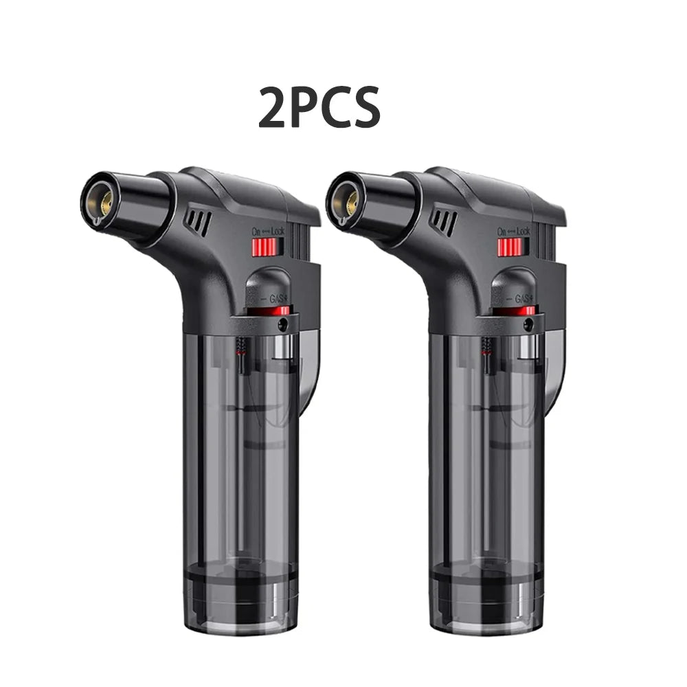 8-pack Torch Lighters,Windproof Lighters,Butane Gas Lighters Smoke Accessories,Outdoor Grilling Tools Kitchen Tools 2025 New