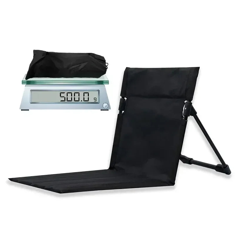 1PC Foldable Camping Chair Outdoor Garden Park Single Lazy Chair Backrest Cushion Picnic Camping Folding Back Chair Beach Chairs