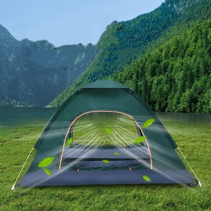 1-2 Person Outdoor Pop Up Tent Waterproof Tent Camping Family Outdoor Llightweight Instant Setup Tourist Tent Sun Shelter Tents