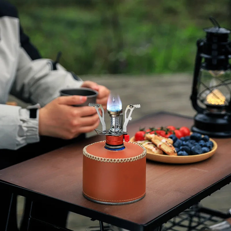 Outdoor Mini Gas Stove Portable Folding Tourist Burner Furnace Picnic Survival Equipment Accessories Camping Supplies Tool
