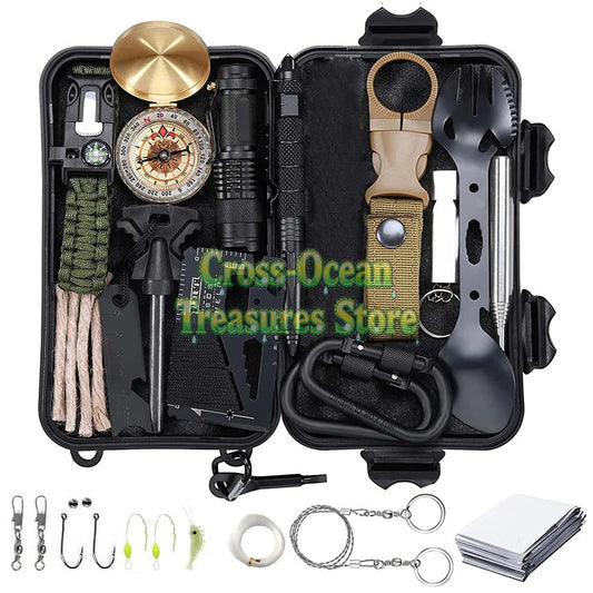 Multifunctional survival tool set Outdoor supplies Camping travel equipment