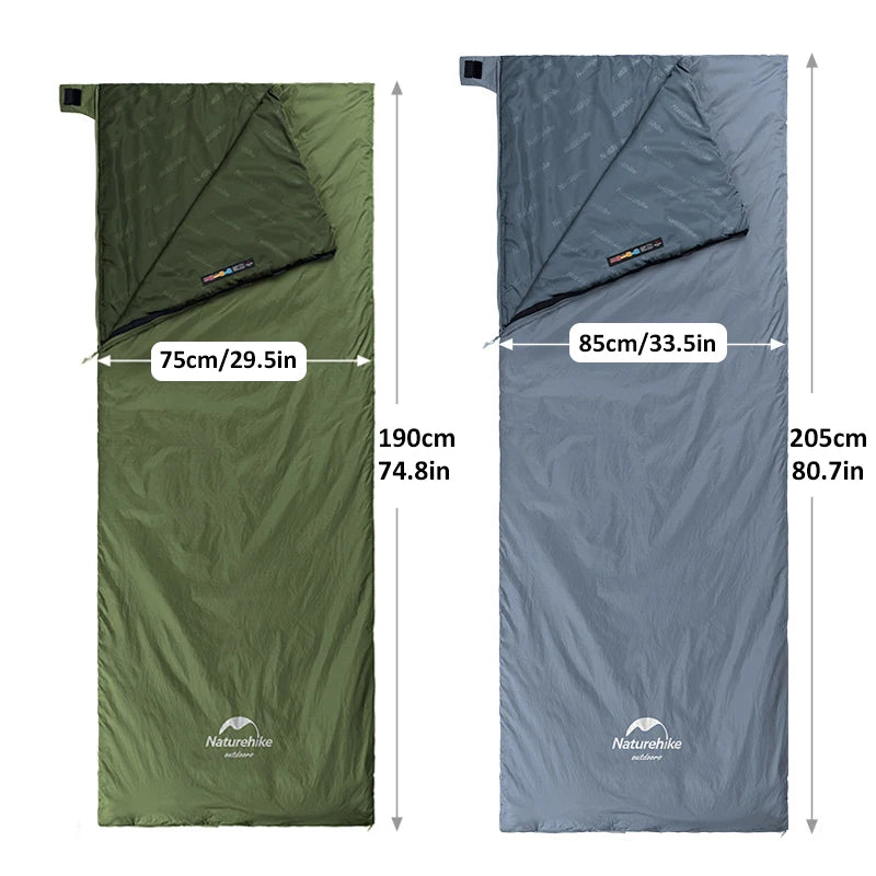 Naturehike LW180 Ultralight Sleeping Bag – Waterproof & Summer-Ready