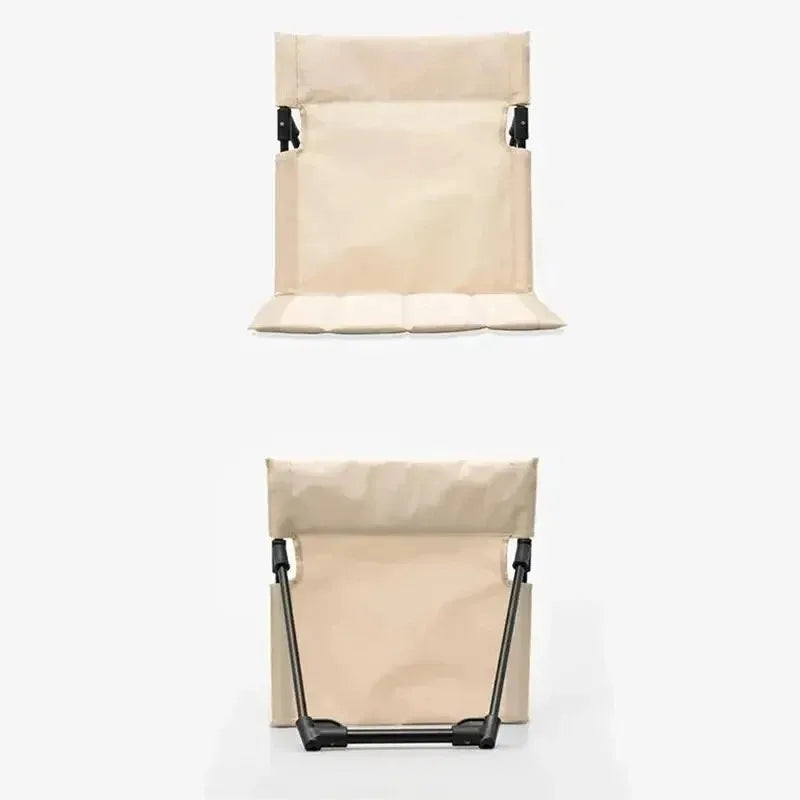 1PC Foldable Camping Chair Outdoor Garden Park Single Lazy Chair Backrest Cushion Picnic Camping Folding Back Chair Beach Chairs