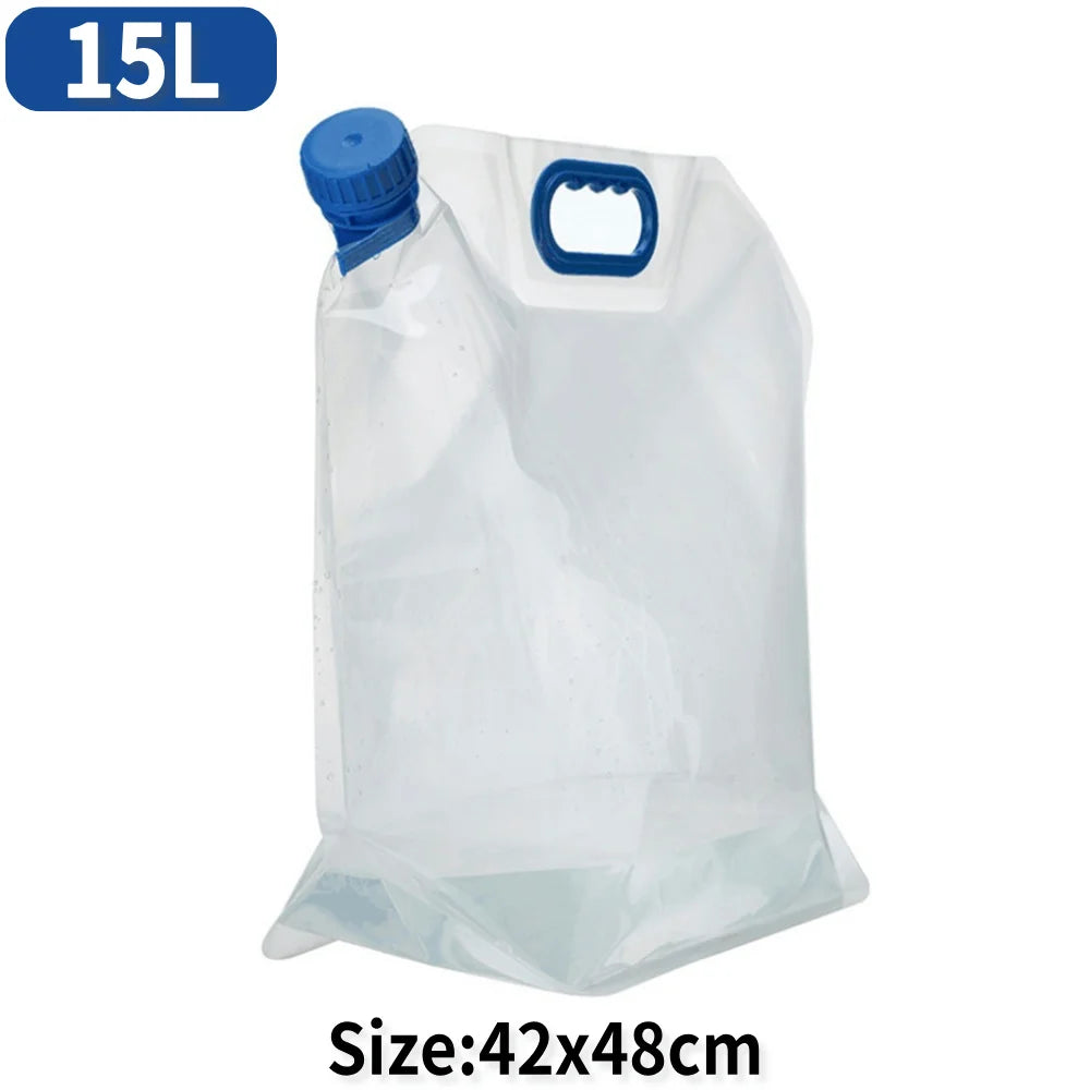 5/10/20L Outdoor Camping Travel Folding Bucket Camper Tourism Large Water Storage Container Foldable Water Bags Water Canister