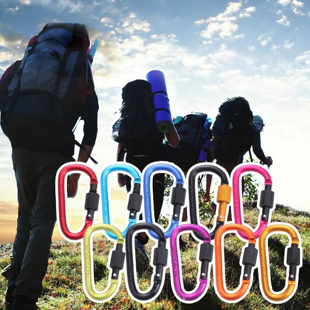 Buckle Mountaine Carabiner Camping Karabiners Carabiner Water Cup Buckle Carabiner Clip Fishing Carbin Buckle Tourist Hooks